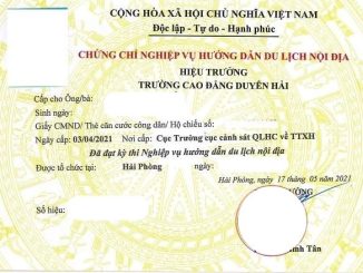 chứng chỉ nghiệp vụ hướng dẫn viên du lịch quốc tế chứng chỉ hướng dẫn viên du lịch nội địa