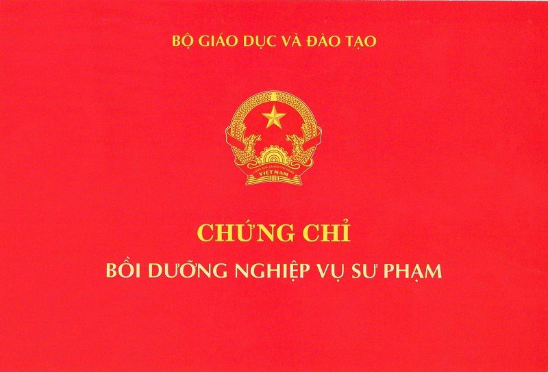 chứng chỉ nghiệp vụ sư phạm